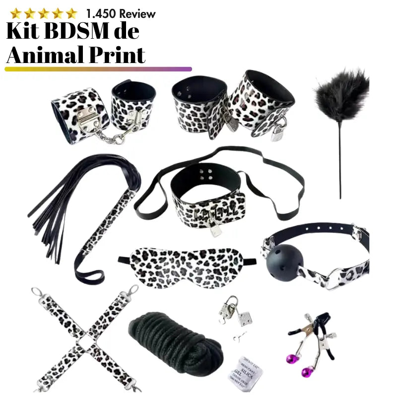 Kit BDSM de Animal Print