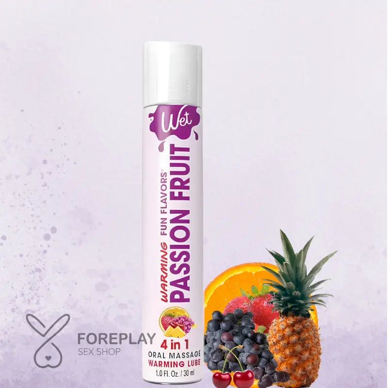 Lubricante FunFlavors 4 en 1 Varios Sabores - Agua