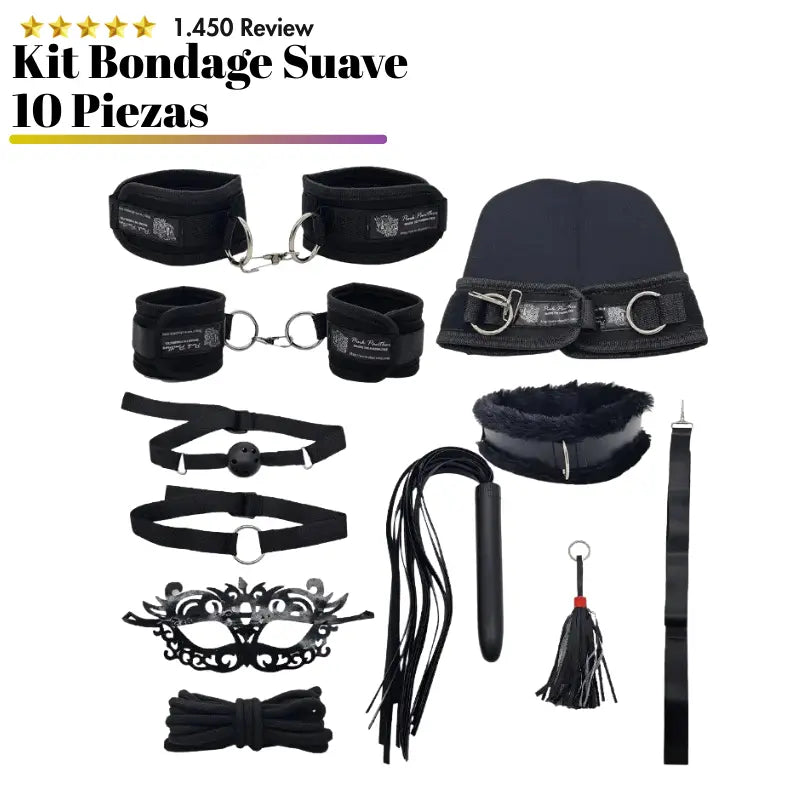 Kit Bondage Suave 10 Piezas