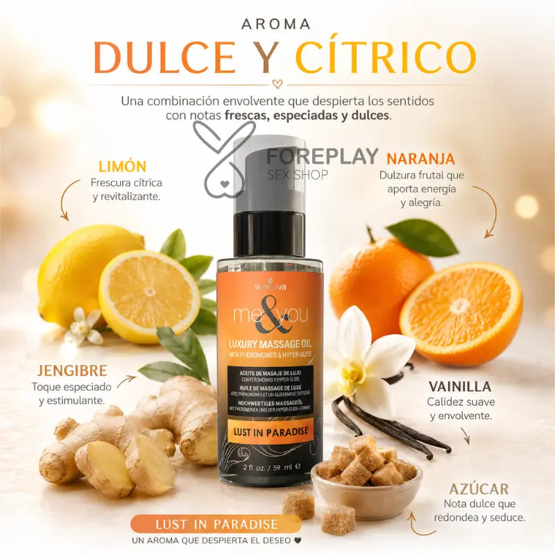 Aceite de Masaje Me and You