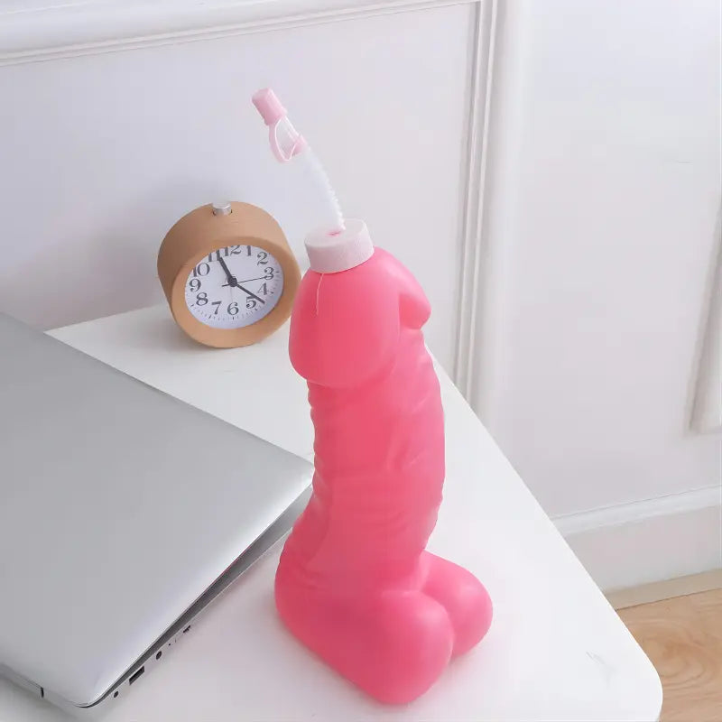 Botella de agua con Bombilla