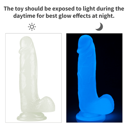 dildo brillante realista con venas