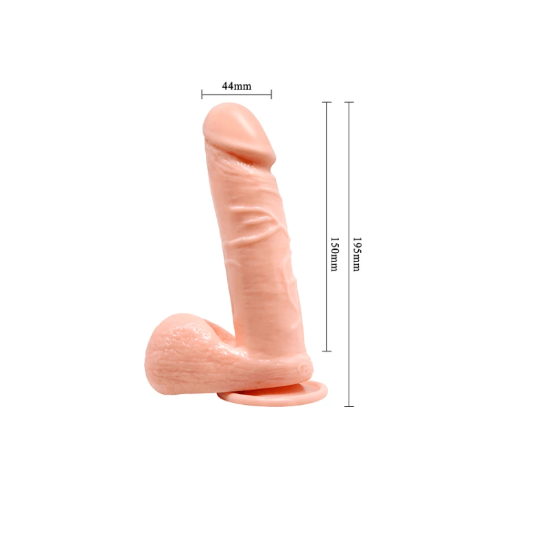 dildo color piel pene venas