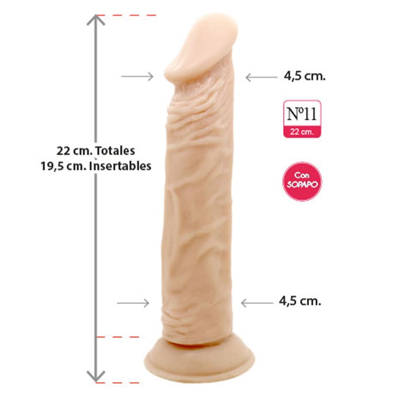 dildo piel tamaño grande