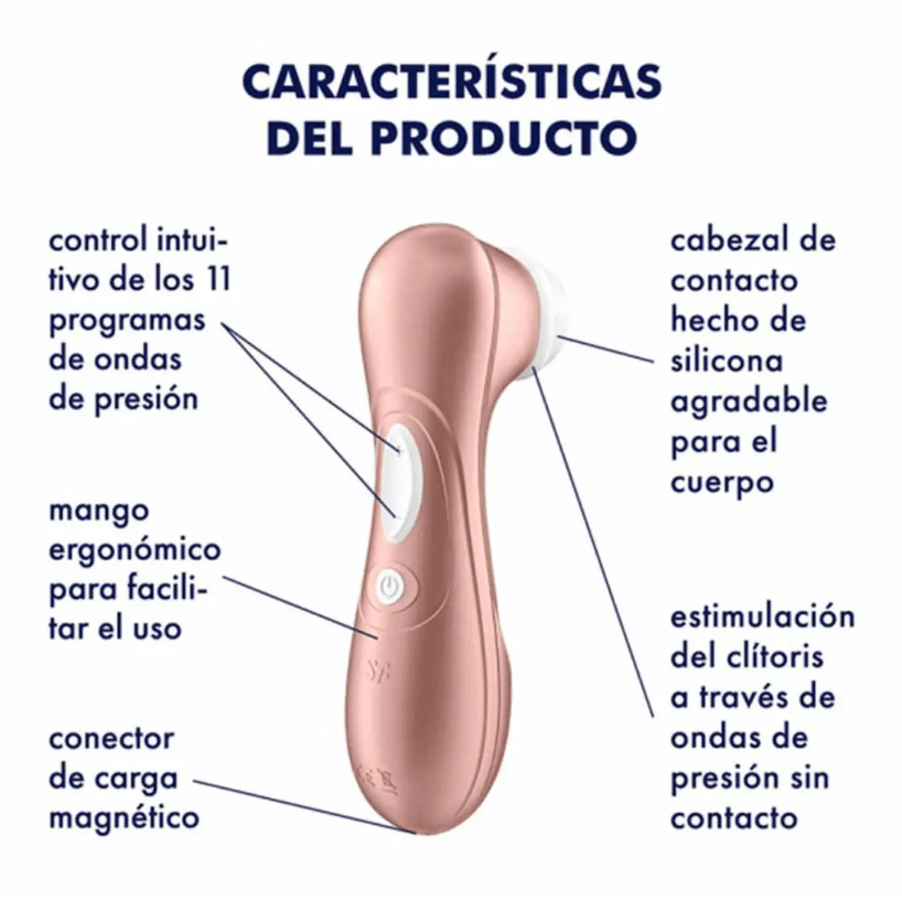 estimulador succionador recargable